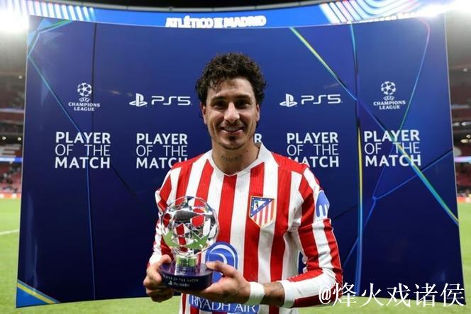 第93分钟绝杀,希门尼斯当选马竞vs国米全场最佳 第93分钟绝杀,希门尼斯当选马竞vs国米全场最佳